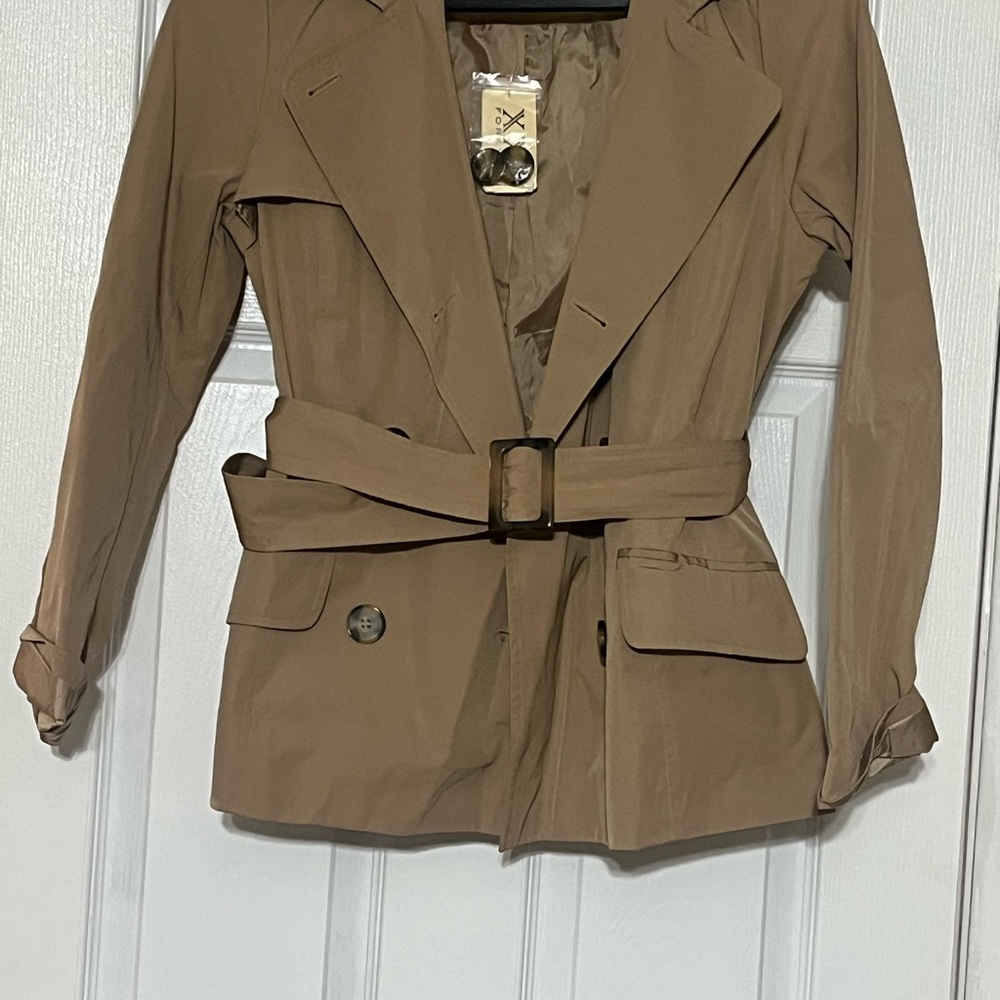 Forever 21 Classic Brown Trench Coat BNWT
